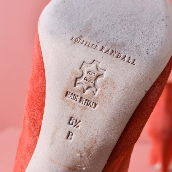 Loeffler Randall SIMONE SUEDE GATHERED Booties 6.5 - Picture 5 of 8